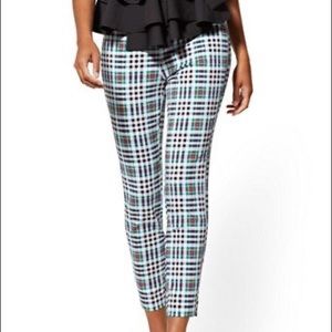 New York & Company Whitney plaid ankle pants